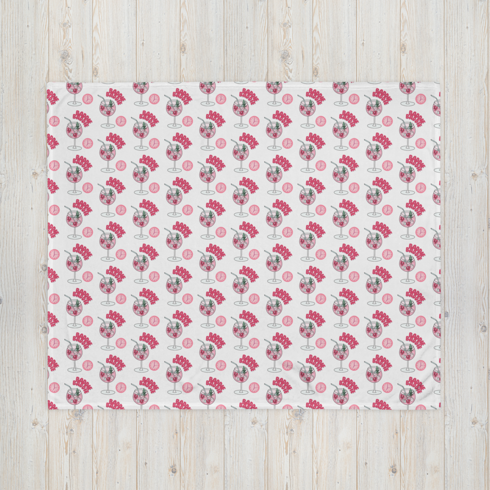 BADDIE ! BADDIE !SHOT’O’CLOCK - THROW BLANKET